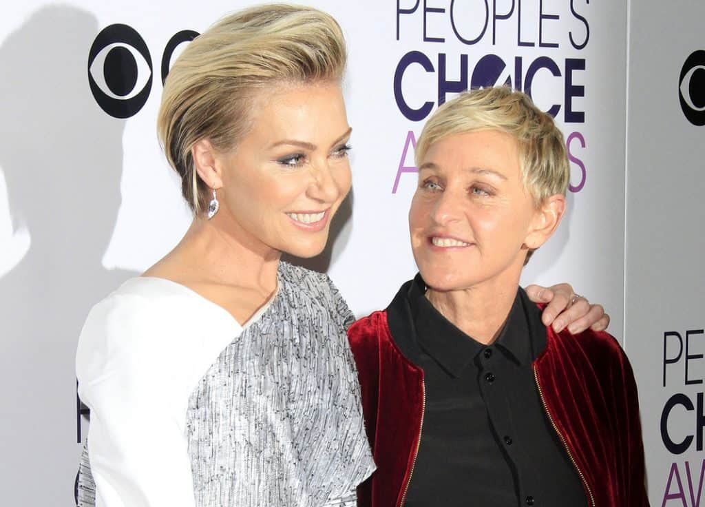 Portia de Rossi, Ellen DeGeneres love