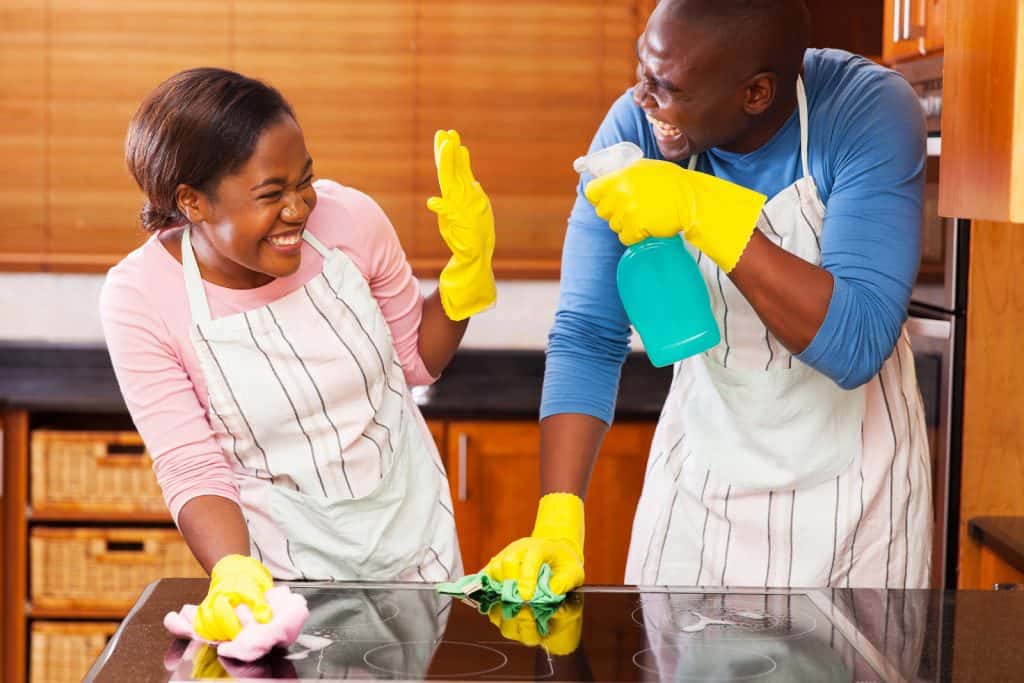 help your friend clean up if they are feeling depressed