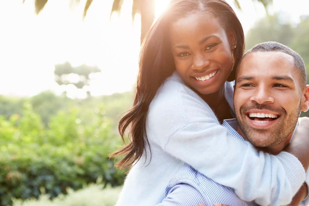 adorable couple in love