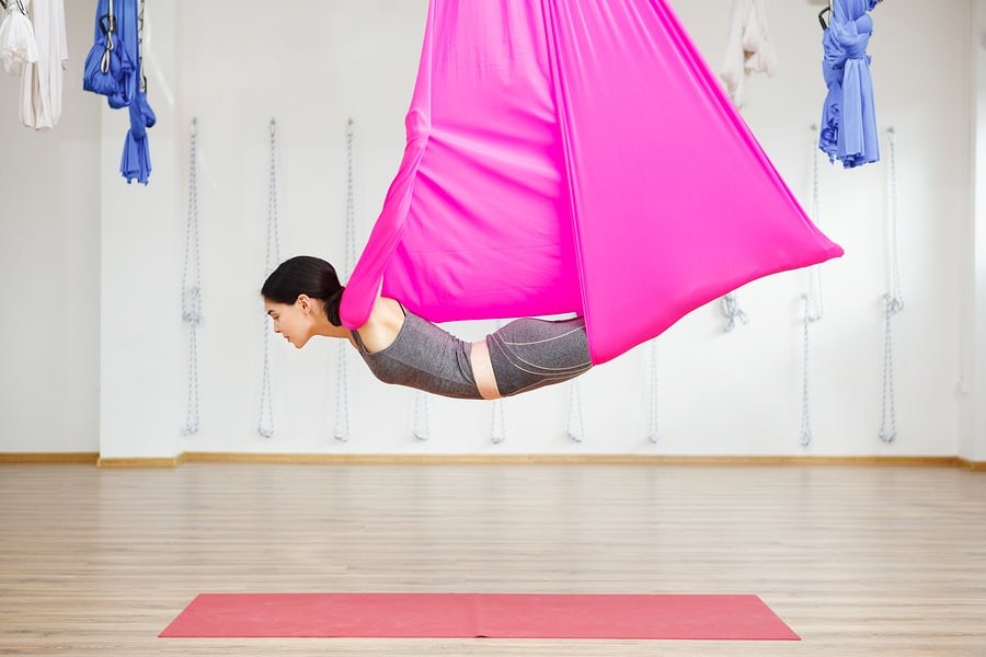 Aerial antigravity yoga