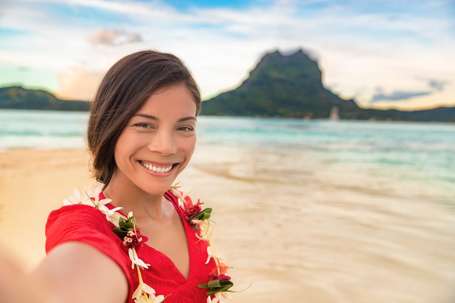 Smiling gorgeous Asian girl