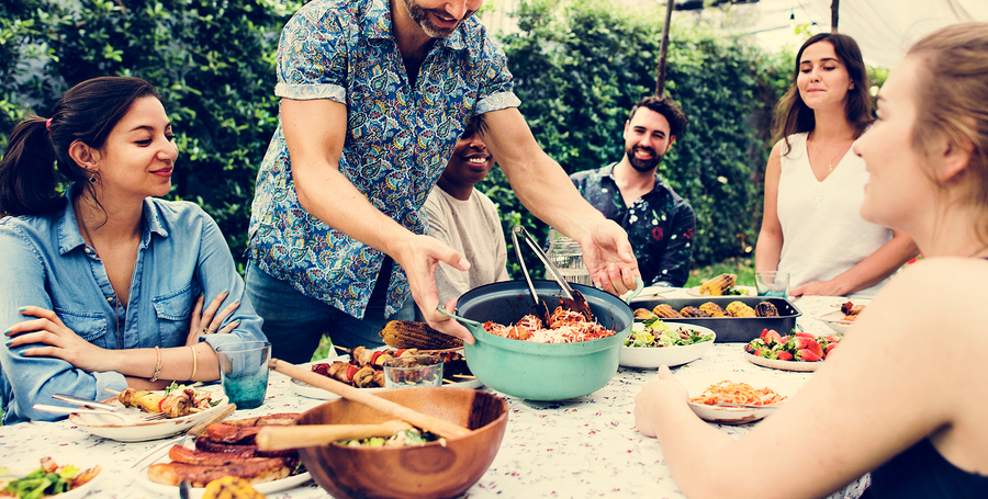 friends pot luck