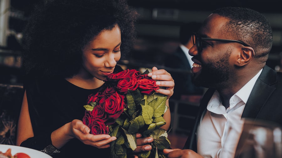 African American Couple Dating